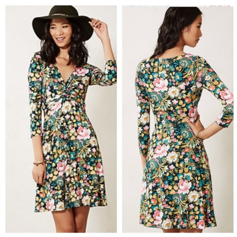🚫Sold🚫Anthropologie Jersey Torsade Dress